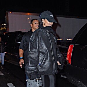 Rihanna arrive à l'Up&Down pour assister à l'after-show party de Travi$ Scott'. New York, le 19 novembre 2015.