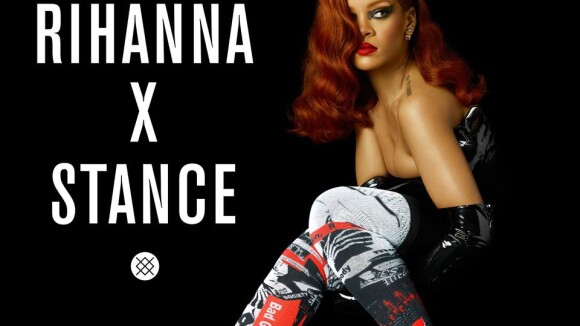 Rihanna dirige le shooting de la campagne de sa nouvelle collection de chaussettes pour Stance. Novembre 2015.