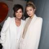 Kris Jenner, Gigi Hadid lors de la soirée pour célébrer la collection Monica Rose X Sarah Chloe à Los Angeles le 19 novembre 2015