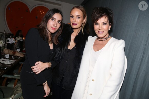Jen Atkin, Catt Sadler, Kris Jenner lors de la soirée pour célébrer la collection Monica Rose X Sarah Chloe à Los Angeles le 19 novembre 2015