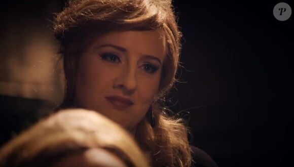 La chanteuse Adele, lors de l'émission sur la BBC
