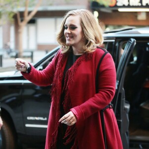 La chanteuse Adele à New York le 20 novembre 2015.