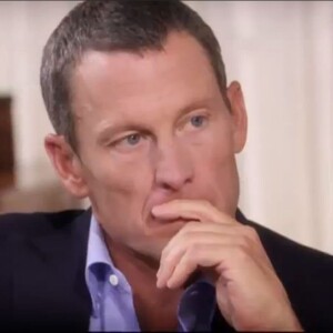 Lance Armstrong, en interview face à Oprah Winfrey le 17 janvier 2013