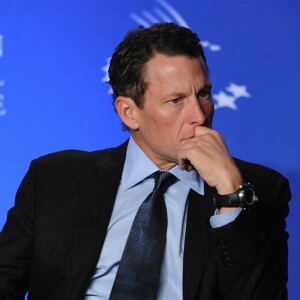 Lance Armstrong, lors du Clinton Global Initiative, au Sheraton Hotel and Towers de New York, le 22 septembre 2010