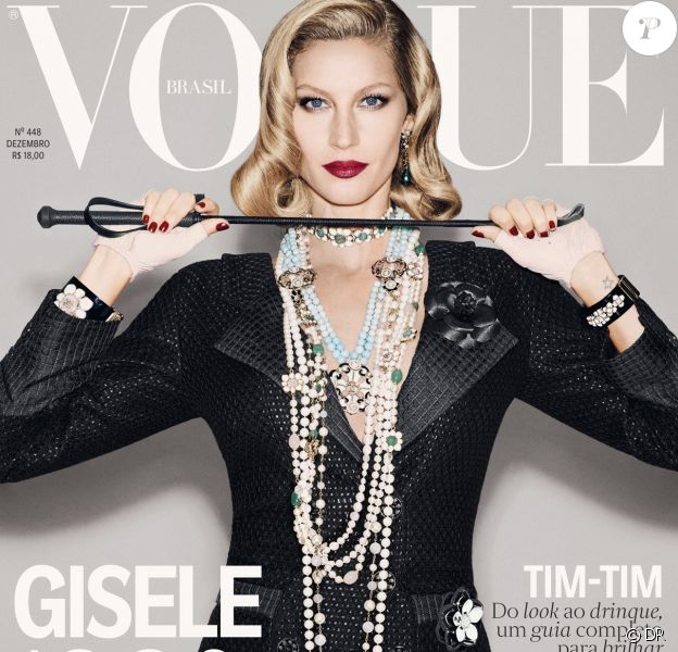 Gisele Bündchen photographiée par François Nars pour le magazine Vogue Brasil. Numéro de décembre 2015.