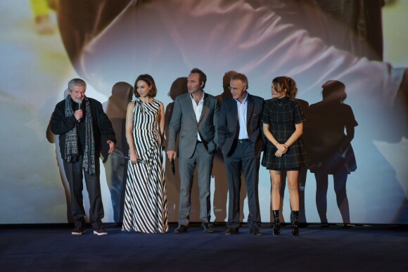 Claude Lelouch, Elsa Zylberstein, Jean Dujardin, Christophe Lambert, Alice Pol - Avant première du film "Un + Une" de Claude Lelouch à l'UGC Normandie à Paris le 23 novembre 2015.