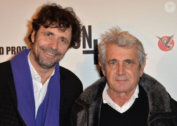 Christophe Carrière et Michel Boujenah - Avant-première du film "Un + Une" de Claude Lelouch à l'UGC Normandie à Paris le 23 novembre 2015.