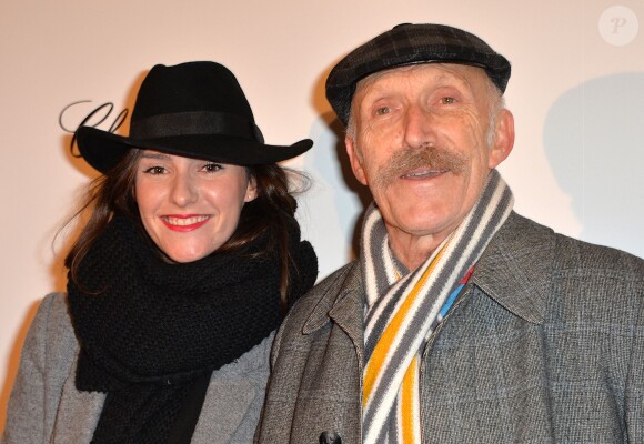 Rufus et sa fille - Avant-première du film "Un + Une" de Claude Lelouch à l'UGC Normandie à Paris le 23 novembre 2015.