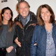 Michel Leeb avec sa femme Béatrice et sa fille Elsa - Avant-première du film "Un + Une" de Claude Lelouch à l'UGC Normandie à Paris le 23 novembre 2015.