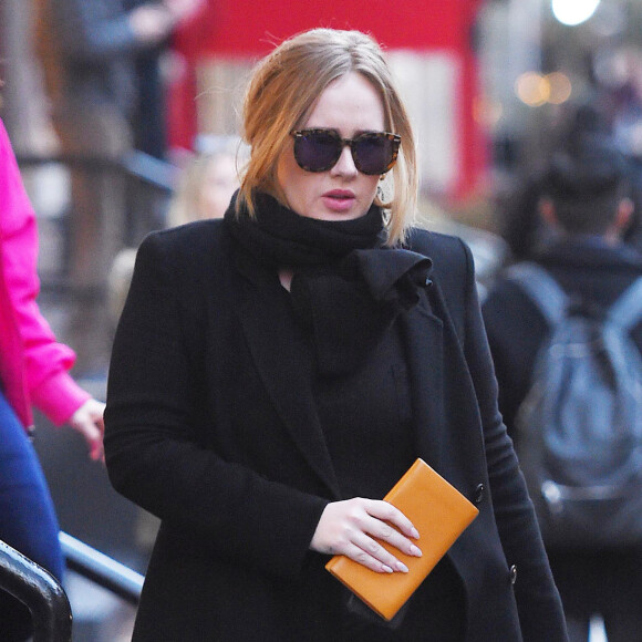 Adele seen à Soho le 15 novembre 2015.