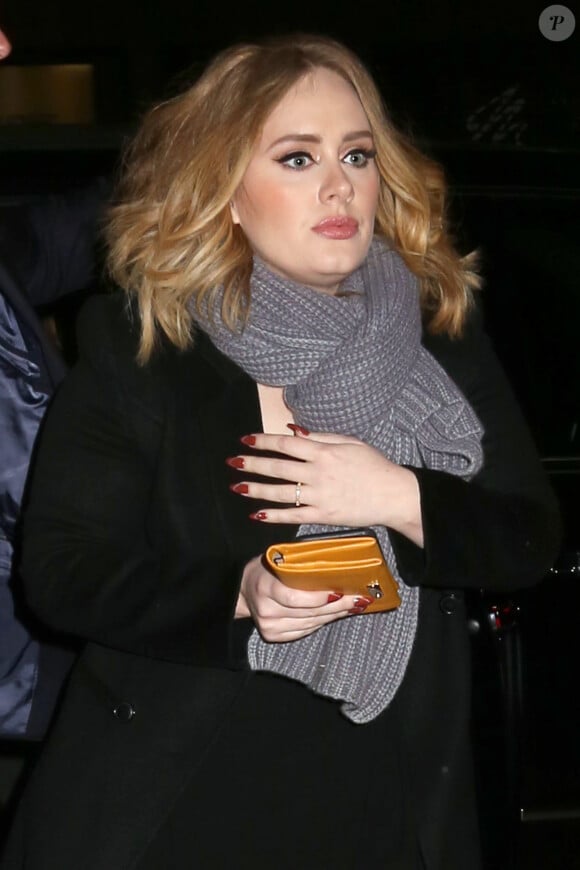Adele à New York le 23 novembre 2015.