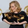 Adele aux Grammy Awards 2012.