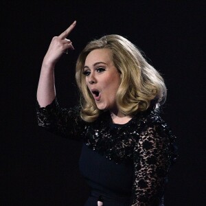 Adele aux Brit awards 2012.