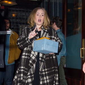 Adele à New York le 18 novembre 2015.