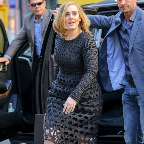 Adele à New York le 16 novembre 2015.