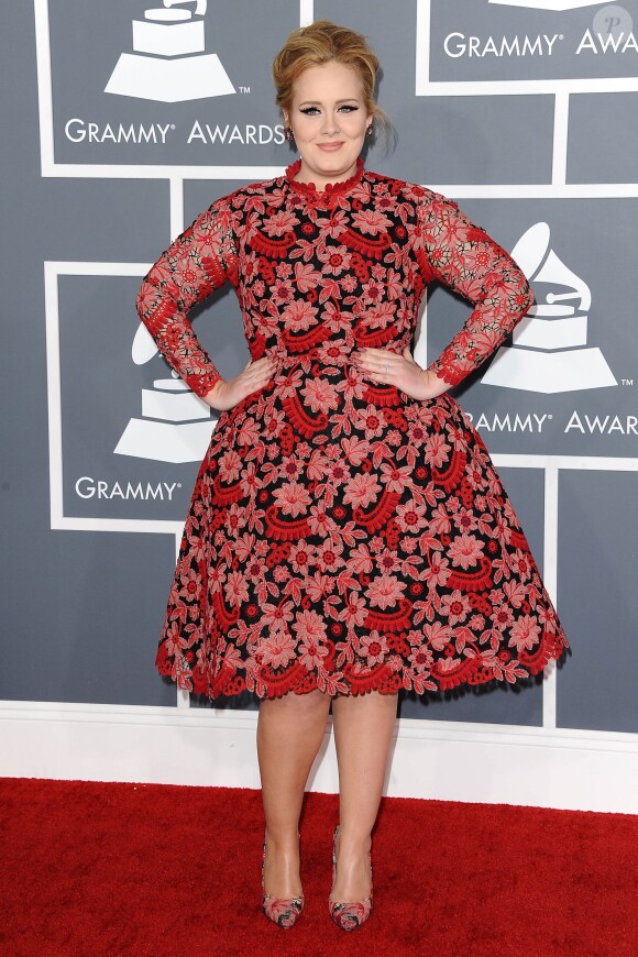 Adele aux Grammy Awards 2013.