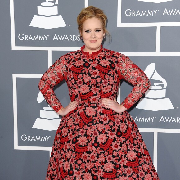 Adele aux Grammy Awards 2013.