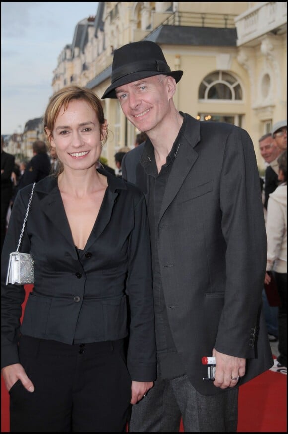 Sandrine Bonnaire et Guillaume Laurant lors du Festival du film de Cabourg en 2008