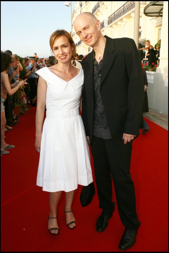 Sandrine Bonnaire et Guillaume Laurant lors du festival du film de Cabourg 2006