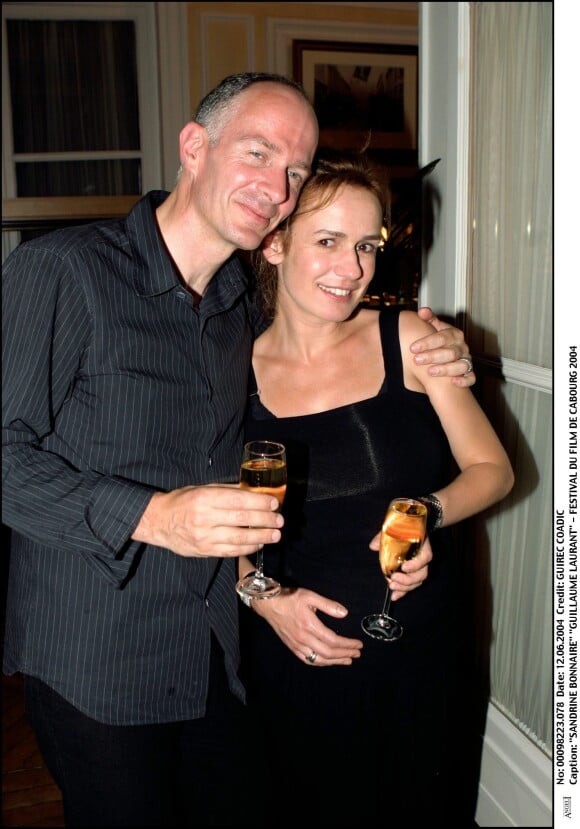 Sandrine Bonnaire et Guillaume Laurant lors du Festival de Cabourg 2004