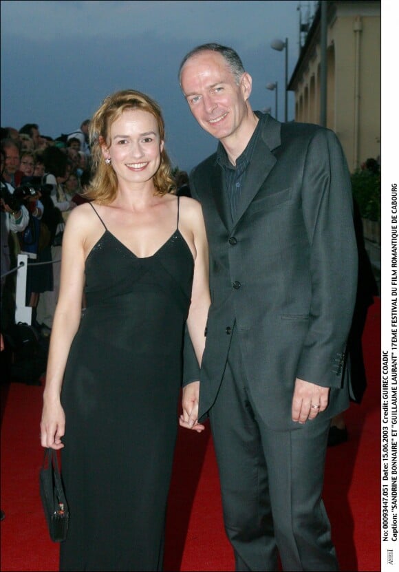 Sandrine Bonnaire et Guillaume Laurant au Festival de Cabourg 2003