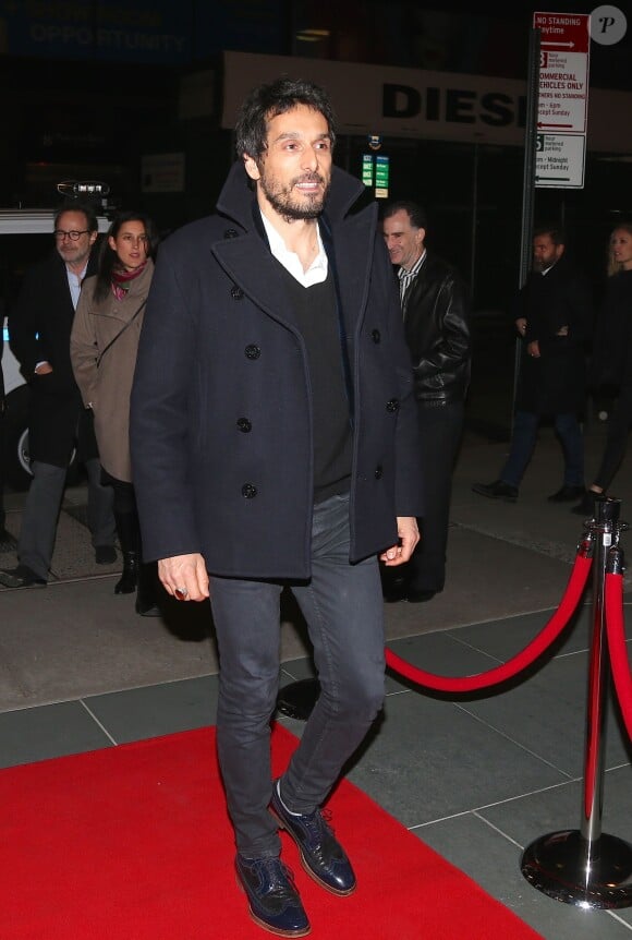 Exclusif - Vincent Elbaz arrive au Festival du film "In French with English subtitles" à New York, le vendredi 20 novembre 2015.