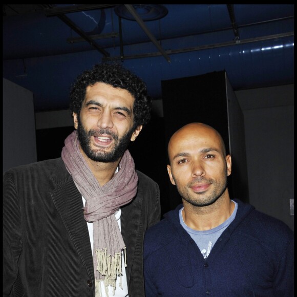 RAMZY BEDIA, ERIC JUDOR POUR LE DEUXIEME TABLEAU DE "BEAUBOURG, LA DERNIERE MAJOR" A PARIS 06/11/2010 - Paris