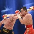 Tyson Fury, le nouveau champion du monde de boxe WBA-IBF-WBO des poids lourds, a fait tomber l'Ukrainien Vladimir Klitschko à Dusseldorf le 28 novembre 2015.