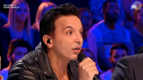 Kamel Ouali, dans la demi-finale d'Incroyable Talent saison 10 sur M6, le mardi 1er décembre 2015.