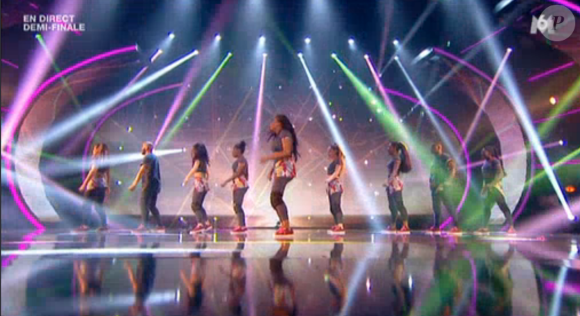 Manss, dans la demi-finale d'Incroyable Talent saison 10 sur M6, le mardi 1er décembre 2015.
