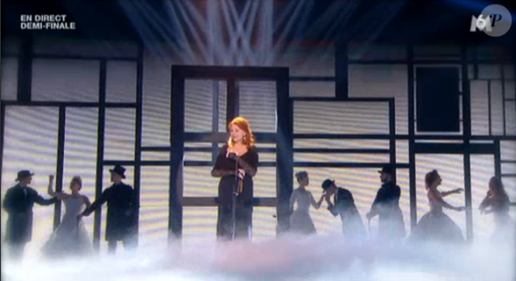 Françoise, dans la demi-finale d'Incroyable Talent saison 10 sur M6, le mardi 1er décembre 2015.