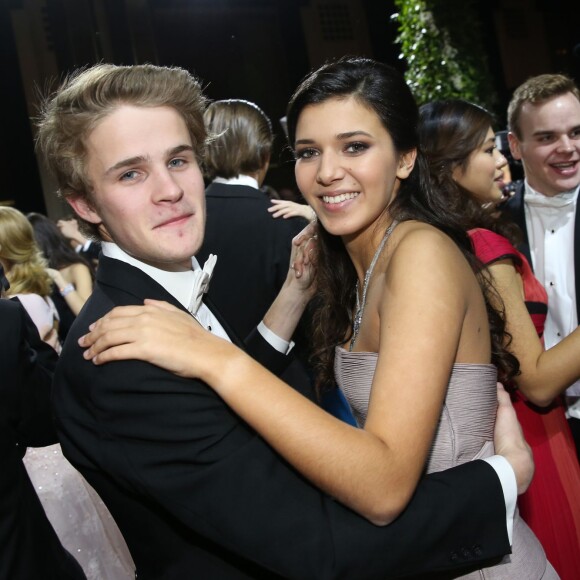 Exclusif - Aliénor de Chabot-Tramecourt (robe Ralph Lauren, bijoux Payal New York) et son cavalier Tristan de Chabot-Tramecourt  lors de la 23e édition du Bal des débutantes au Palais de Chaillot à Paris, le 28 novembre 2015. ©Jacovides/Borde/Moreau/Bestimage