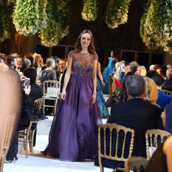 Exclusif - La comtesse Gloria de Limburg-Stirum (robe Zuhair Murad, bijoux Payal New York) lors de la Vingt-troisième édition du Bal au Palais de Chaillot à Paris, le 28 novembre 2015.  © Le Bal/Jacovides/Borde/Moreau/Bestimage