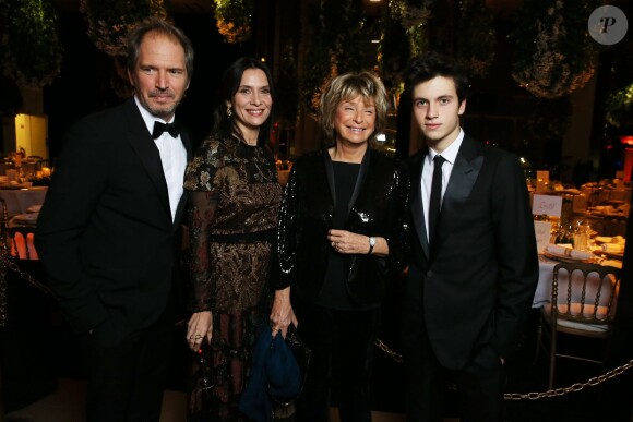 Exclusif - Géraldine Pailhas et son compagnon Christopher Thompson, Danièle Thompson, guest lors de la Vingt-troisième édition du Bal au Palais de Chaillot à Paris, le 28 novembre 2015.  © Le Bal/Jacovides/Borde/Moreau/Bestimage