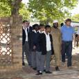 Le prince Harry s'est rendu au centre Ottery Youth à Cape Town le premier jour de son voyage en Afrique du Sud. Le 30 novembre 2015