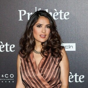 Salma Hayek - Avant-première du film "Le Prophète" à l'Institut du monde arabe à Paris, le 30 novembre 2015.