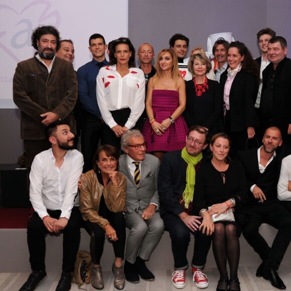 Exclusif - La princesse Stéphanie de Monaco, présidente de Fight Aids Monaco et ambassadrice de l'ONUSIDA - Ventes aux enchères en faveur de Fight Aids Monaco à l'hôtel Le Meridien Beach Plaza à Monaco, le 1er décembre 2015. ©Bruno Bebert/Olivier Huitel/Pool Restreint/Bestimage