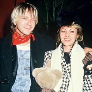 Renaud et sa première épouse Dominique au Zénith de Paris le 24 novembre 1985.