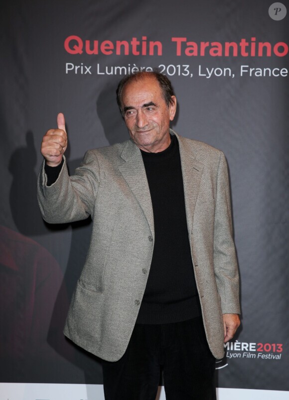 Richard Bohringer - Remise du Prix Lumiere 2013 à Quentin Tarantino à l'amphithéâtre du palais des Congrès de Lyon le 18 octobre 2013