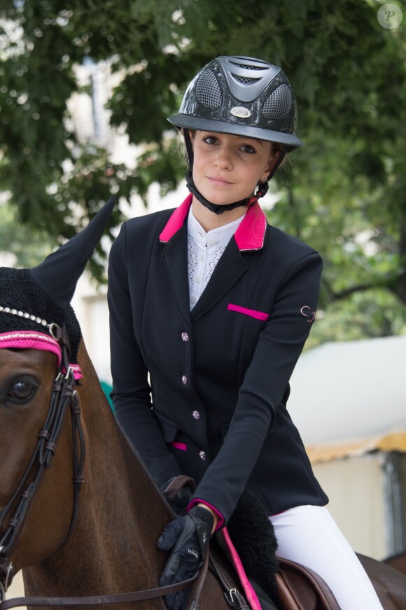 Exclusif - Cassandra Foret au Longines Paris Eiffel Jumping au Champ-de-Mars à Paris, le 5 juillet 2015.