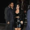 Demi Lovato et son compagnon Wilmer Valderrama arrivent au Craig's restaurant à West Hollywood, le 22 novembre 2015. © CPA