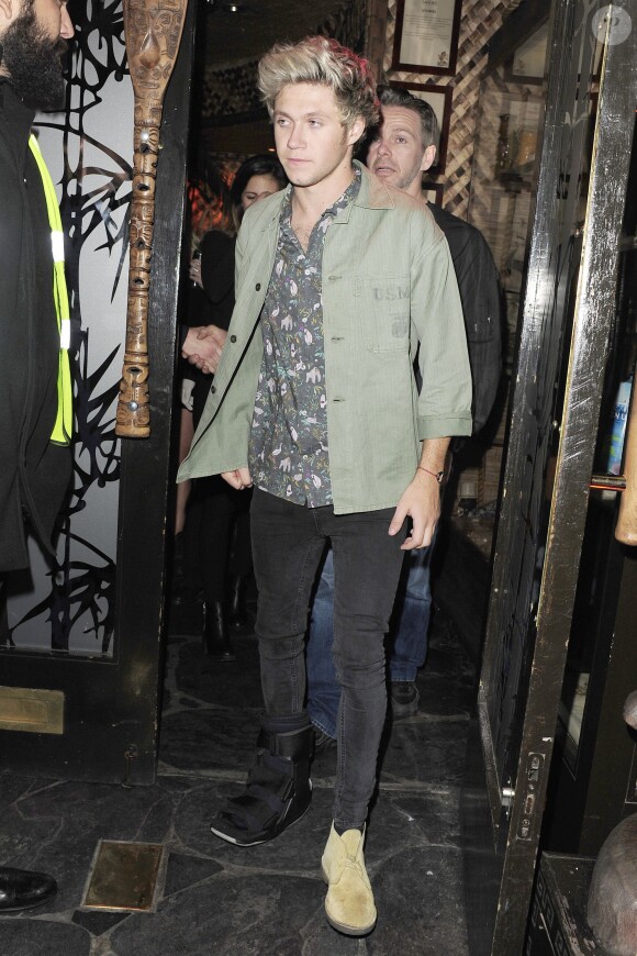 Niall Horan - Arrivée des people à la boîte de nuit Mahiki après l'Apple Music Festival à Londres, le 22 septembre 2015.