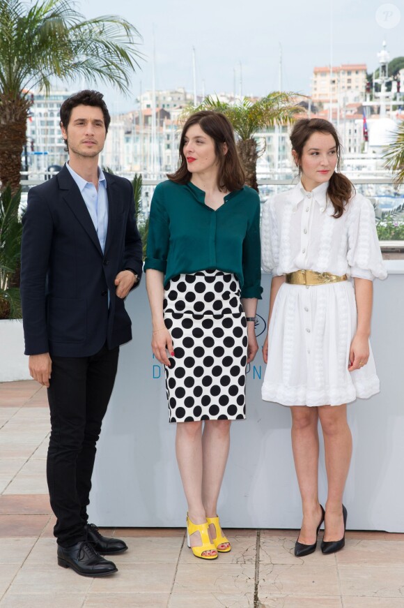Jérémie Elkaïm, Anaïs Demoustier et Valérie Donzelli - Photocall du film "Marguerite & Julien" lors du 68e festival international du film de Cannes. Le 19 mai 2015