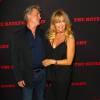 Kurt Russell avec sa fiancée et compagne depuis 30 ans Goldie Hawn à la première de "Les Huit Salopards" à Hollywood, le 7 décembre 201.