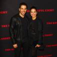 Eli Roth et sa femme Lorenza Izzo  à la première du film "Les Huit Salopards" à Hollywood, le 7 décembre 2015