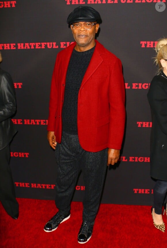 Samuel L. Jackson à la première du film "Les Huit Salopards" à Hollywood, le 7 décembre 2015