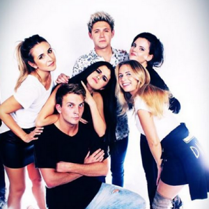 Selena Gomez, Niall Horan et Raquelle Stevens à la soirée d'anniversaire de Jenna Dewan-Tatum, le 5 décembre 2015.