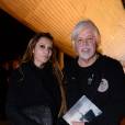 Exclusif - Paul Watson (fondateur de la Sea Shepherd Conservation Society) et sa femme Yana Rusinovich - Soirée d'inauguration de l'opération "La Baleine Bleue" sur le port du Gros Caillou à Paris, le 1er décembre 2015.