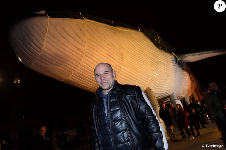 Exclusif - Vincent Moscato - Soirée d&#039;inauguration de l&#039;opération &quot;La Baleine Bleue&quot; sur le port du Gros Caillou à Paris, le 1er décembre 2015.
