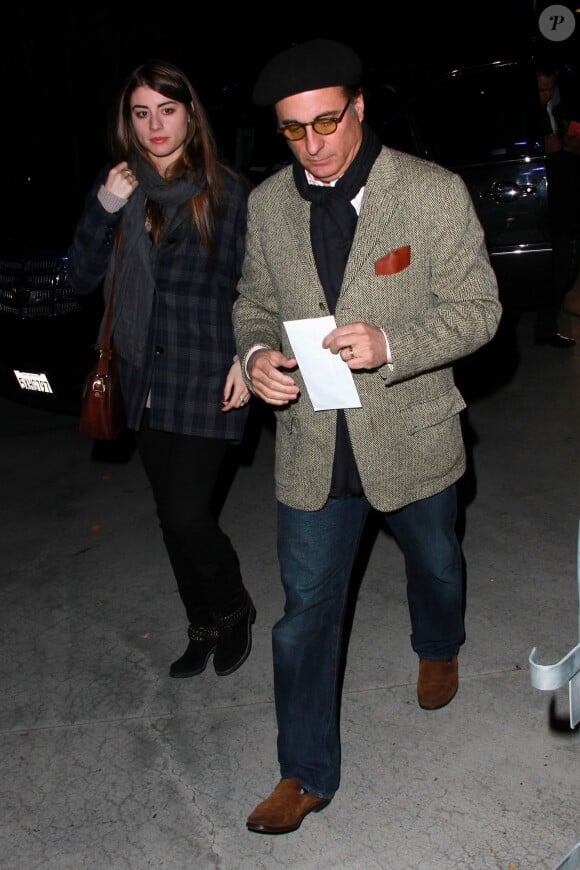 Andy Garcia et sa fille Alessandra à Los Angeles. Janvier 2011.